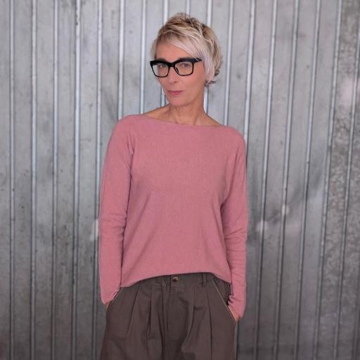 Jersey básico cuello barco