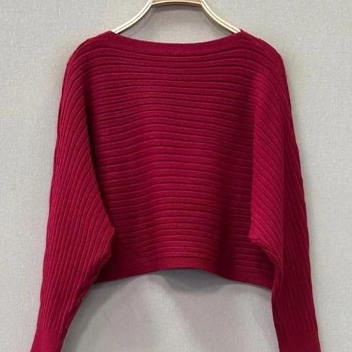 Jersey corto de canalé horizontal [5]