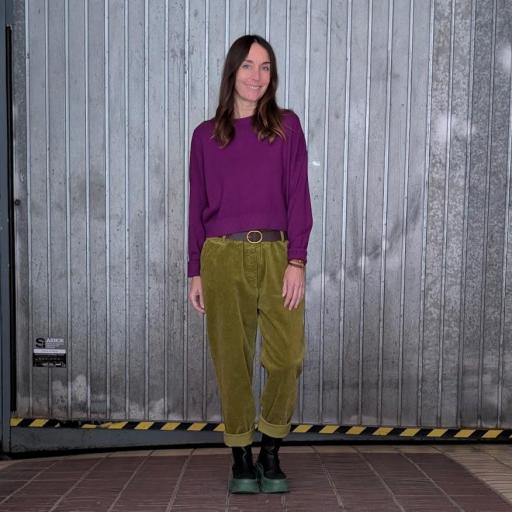 Pantalón baggy de pana