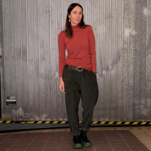 Pantalón baggy de pana [1]