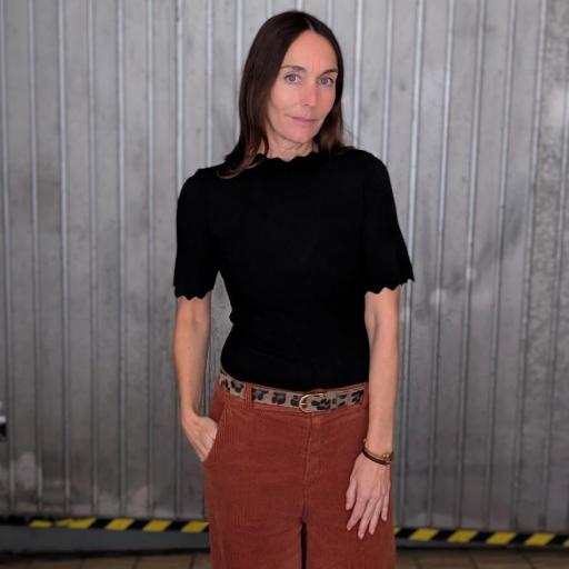 Top crop canalé [0]