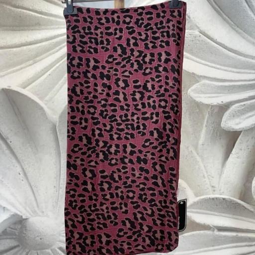 Fourlard animal print reversibe