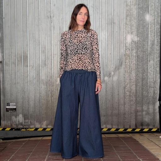 Falda pantalón denim [2]