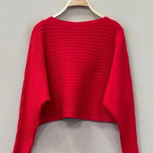 Jersey corto de canalé horizontal [4]