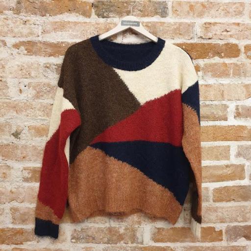 Jersey geométrico multicolor [2]