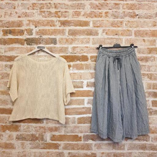 Falda pantalón vichy [2]