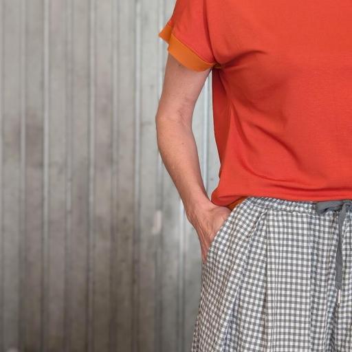 Falda pantalón vichy [6]