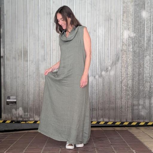 Vestido oversize de lino [2]