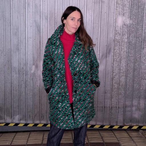 Abrigo de lana multicolor [1]