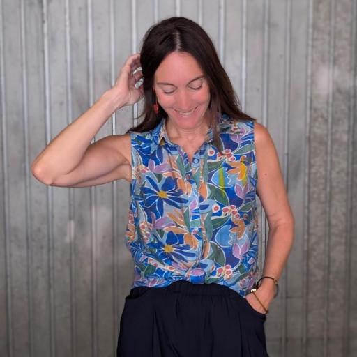 Camisa estampado floral [1]