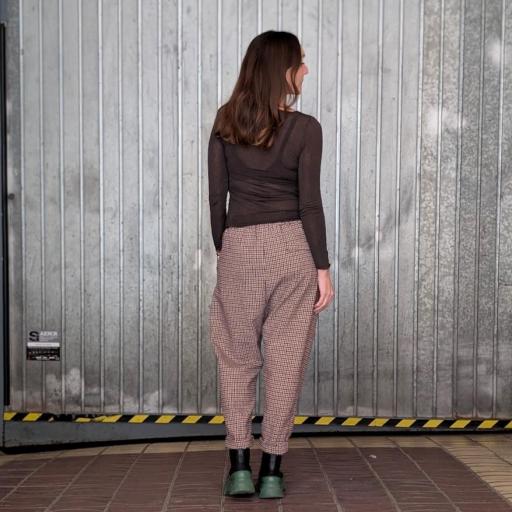 Pantalón baggy de cuadros [2]