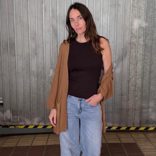 Chaqueta de punto fino