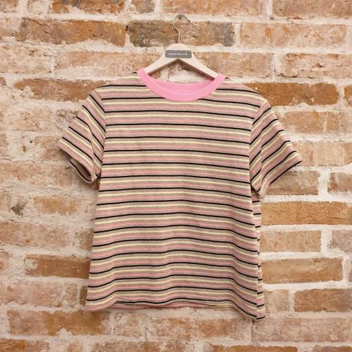 Camiseta de rayas multicolor [1]