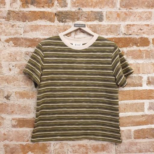 Camiseta de rayas multicolor