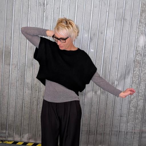 Jersey chaleco crop [5]