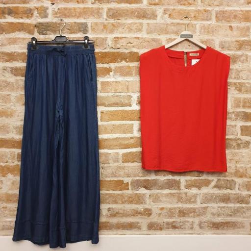 Pantalón denim ancho [2]