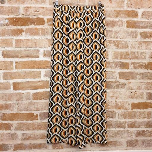 Pantalón estampado geométrico [1]