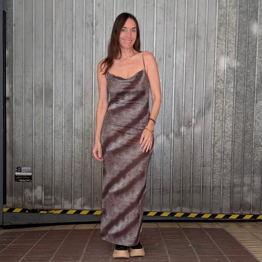 Vestido tul degradé