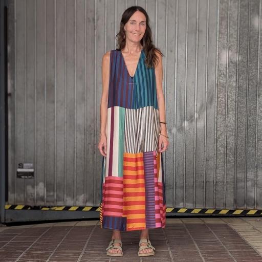 Vestido Patchwork [0]