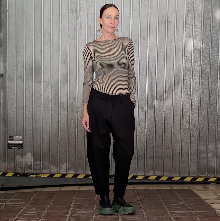 Camiseta cashmere rayas