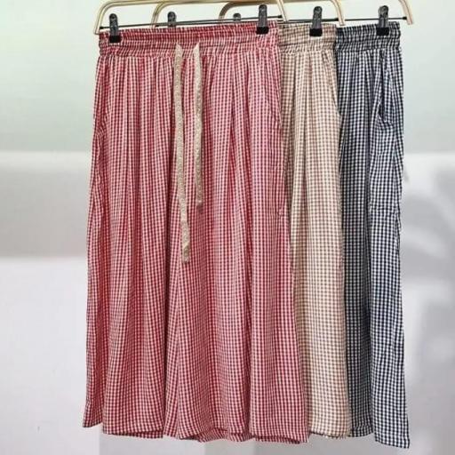 Falda pantalón vichy [2]