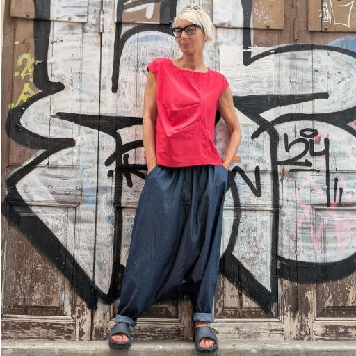 Pantalón baggy denim urban [1]