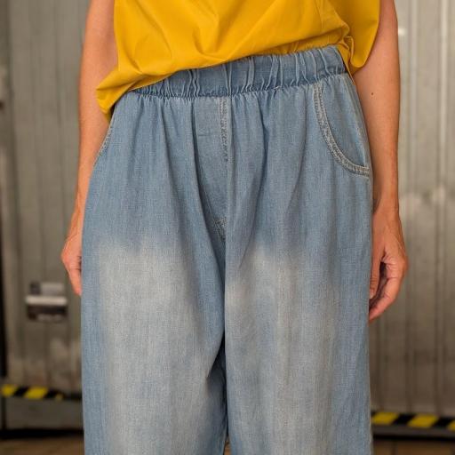 Pantalón bombacho denim  [2]