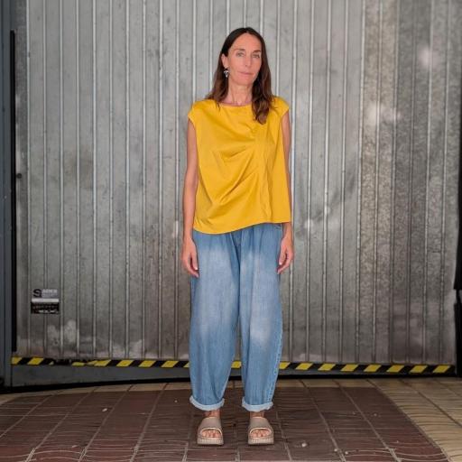 Pantalón bombacho denim  [1]