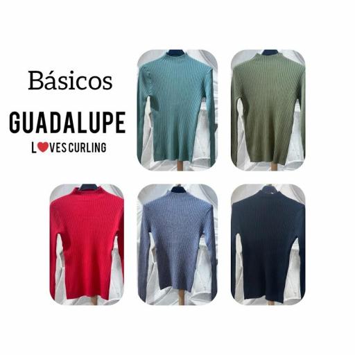 Jersey básico de canalé cuello Perkins [0]