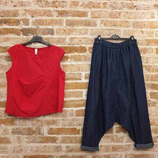 Pantalón baggy denim urban [2]