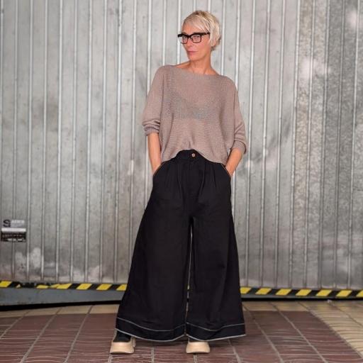 Pantalón culotte básico