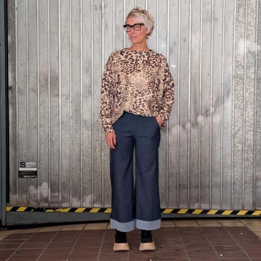 Pantalón denim crop [1]