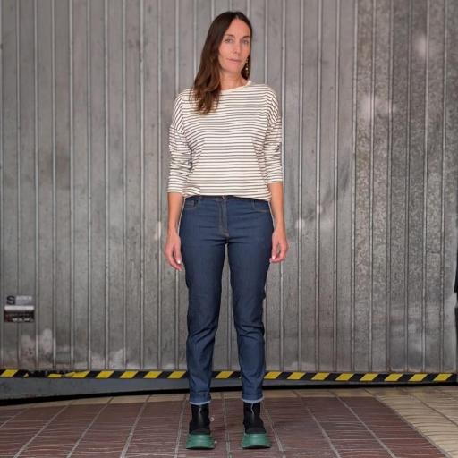 Pantalón vaquero trenza