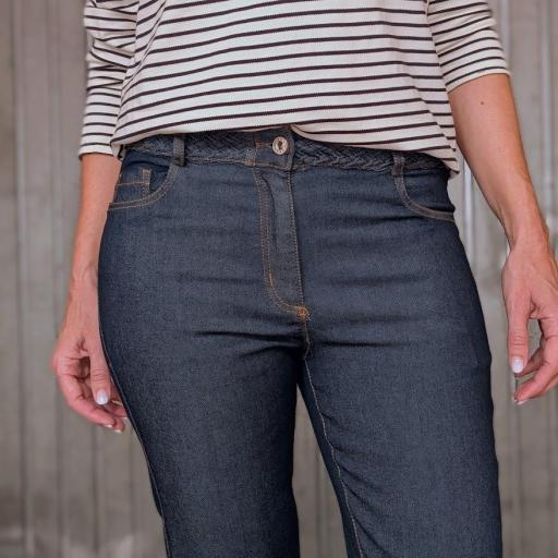 Pantalón vaquero trenza [2]