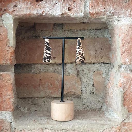 Pendientes leopardo