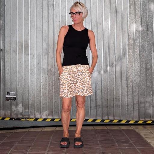 Short estampado