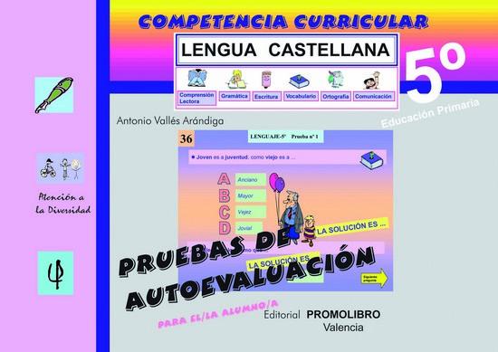 113/114.- COMPETENCIA CURRICULAR. LENGUA CASTELLANA. ED. PRIMARIA 5º. AUTOEVALUACIÓN Y SOLUCIONARIO