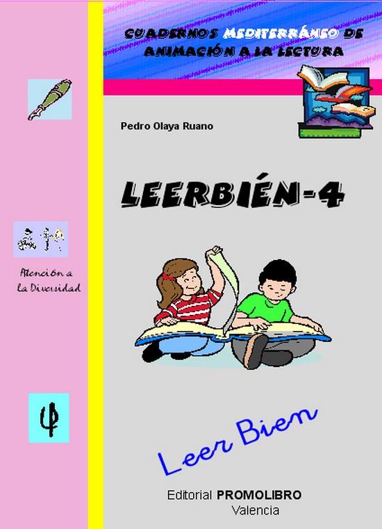 192.- LEERBIÉN-4. Leer Bien. Cuadernos Mediterráneo de animación a la lectura. Educación Primaria