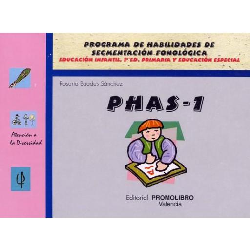 074.- PHAS-1. Programa de habilidades de segmentación fonológica. Ed. Infantil, 1º Ed. Primaria y Ed. Especial. [0]
