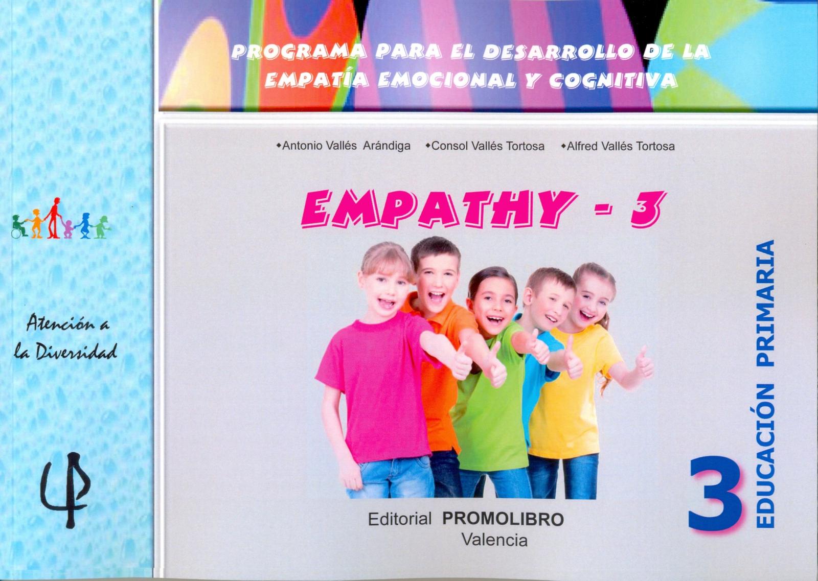 228.-EMPATHY-3. Programa para el desarrollo de la empatía emocional y cognitiva. 3º Educación Primaria