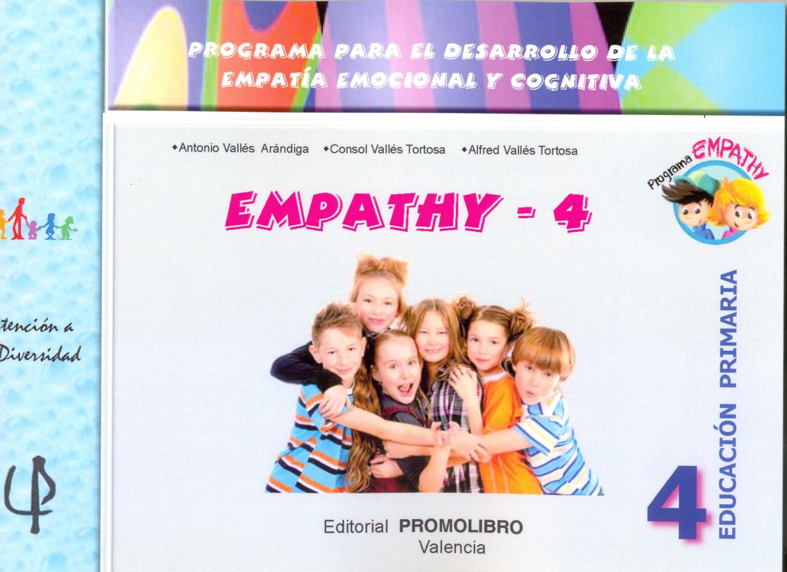 229.-EMPATHY-4. Programa para el desarrollo de la empatía emocional y cognitiva. 4º Educación Primaria
