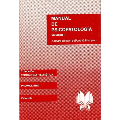 	 MANUAL DE PSICOPATOLOGÍA Vol. I [0]