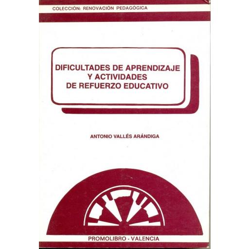 DIFICULTADES DE APRENDIZAJE Y ACTIVIDADES DE REFUERZO EDUCATIVO