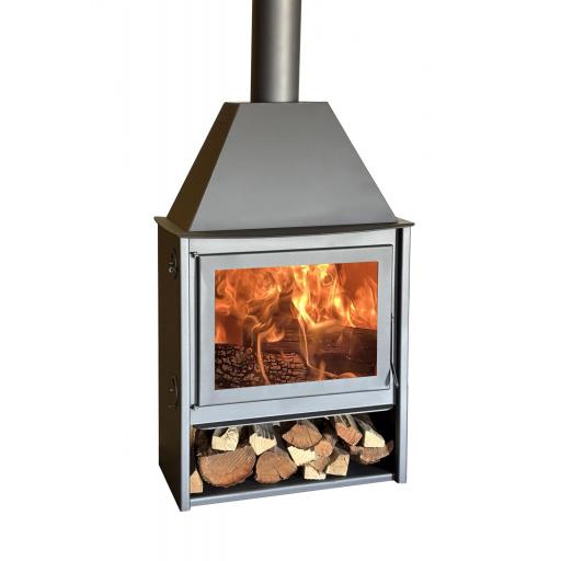 Estufa de leña modelo Alpes / 11 kw / 76% / 320 m3 [1]