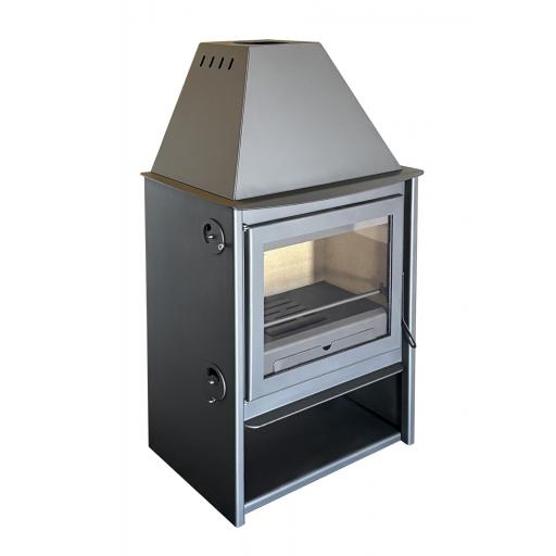 Estufa de leña modelo Alpes / 11 kw / 76% / 320 m3 [2]