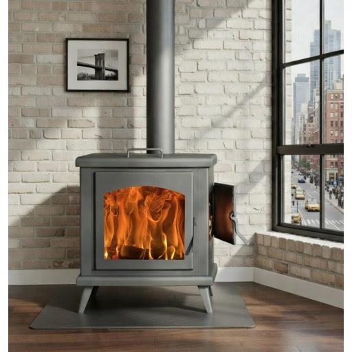Estufa de leña modelo C3 Horno Plus