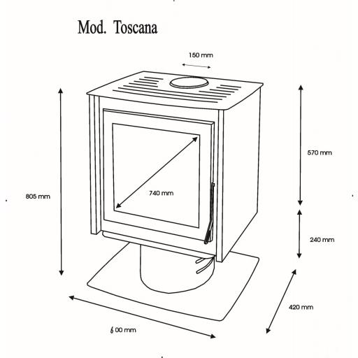 Estufa mod.Toscana Titanium [3]
