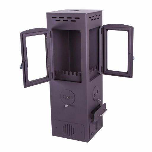 Estufa de leña híbrida mod. Marte - 11,5Kw [1]
