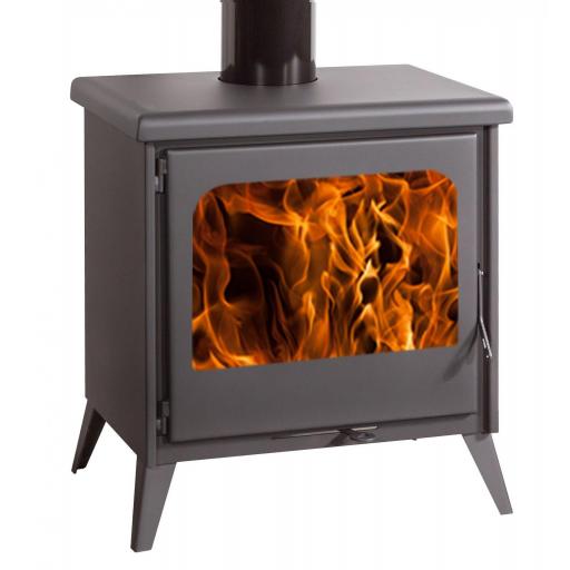  Estufa de leña Juan Panadero VENETO 8 kw / Alto rendimiento 82% / Eco design / Triple combustion [1]