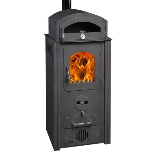 Estufa híbrida Pellet - Leña mod. Venus - 11,5Kw [0]